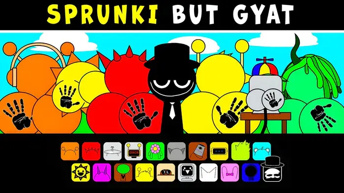 Cover for Sprunki But Gyat