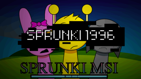Cover for Sprunki MSI but it’s 1996