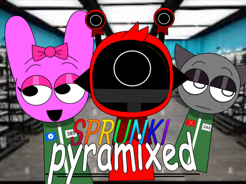 Cover for Sprunki Pyramix Squid Game