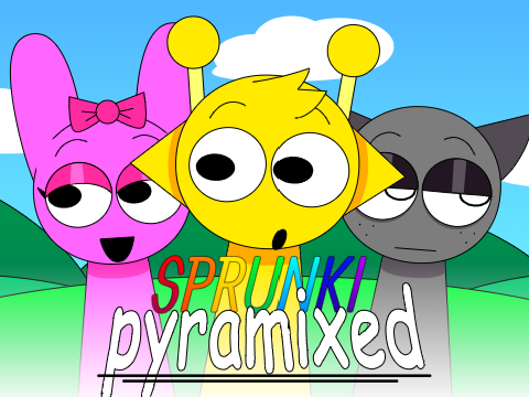 Cover for Sprunki Pyramixed Night time