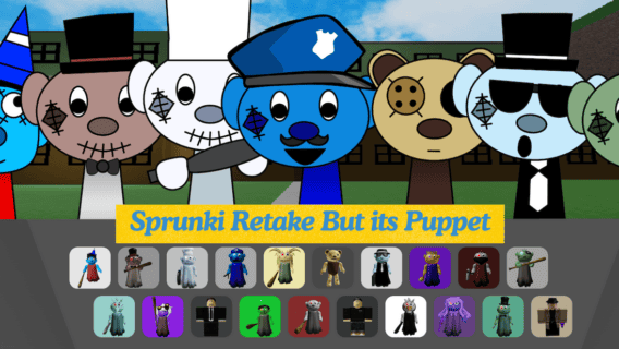 Cover for Sprunki Retake But its Puppet