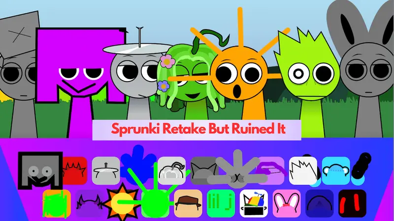 Cover for Sprunki Retake But Ruined It