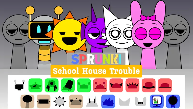 Cover for Sprunki School House Trouble