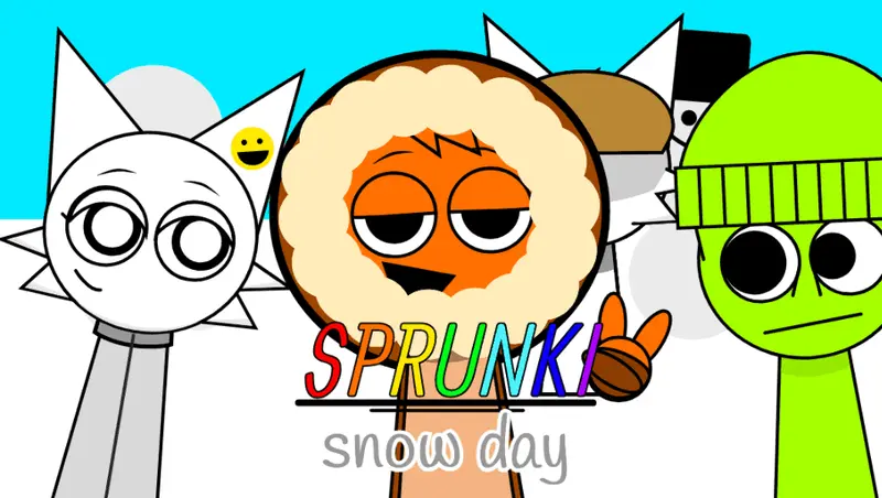 Cover for Sprunki Snow Day