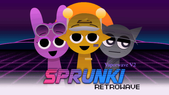 Cover for Sprunki VaporWave V2