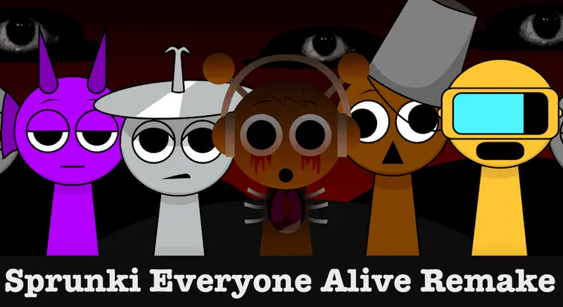 Cover for Sprunkin Everyone Alive Remake